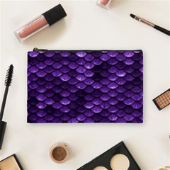 Purple Scales! Cosmetic Bag (medium) by fructosebat