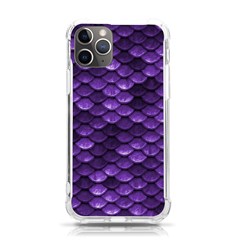 Purple Scales! Iphone 11 Pro 5 8 Inch Tpu Uv Print Case by fructosebat