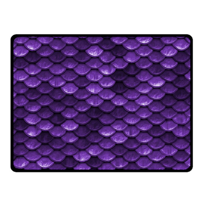 Purple Scales! Fleece Blanket (Small)