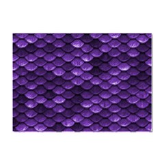 Purple Scales! Crystal Sticker (a4)