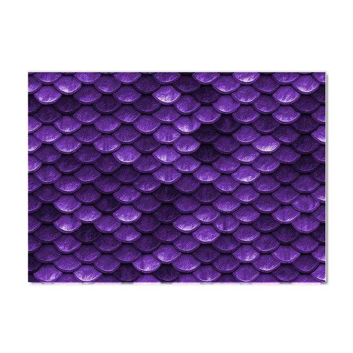 Purple Scales! Crystal Sticker (A4)