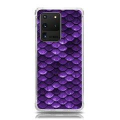 Purple Scales! Samsung Galaxy S20 Ultra 6 9 Inch Tpu Uv Case by fructosebat