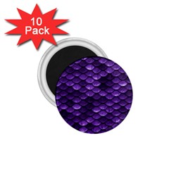 Purple Scales! 1 75  Magnets (10 Pack)  by fructosebat