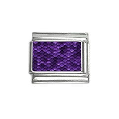 Purple Scales! Italian Charm (9mm)