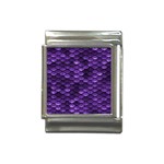 Purple Scales! Italian Charm (13mm) Front