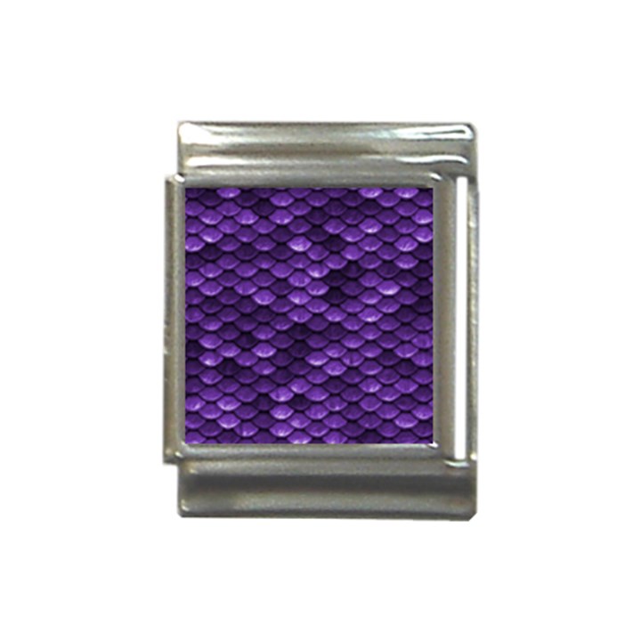 Purple Scales! Italian Charm (13mm)