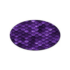 Purple Scales! Sticker Oval (100 Pack) by fructosebat