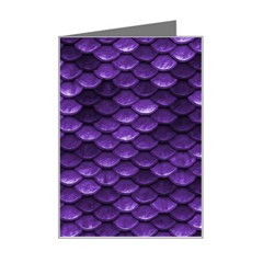 Purple Scales! Mini Greeting Card