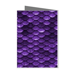 Purple Scales! Mini Greeting Cards (pkg Of 8)