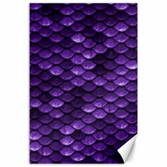 Purple Scales! Canvas 24  X 36  by fructosebat