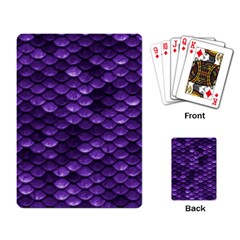 Purple Scales! Playing Cards Single Design (rectangle) by fructosebat