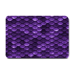 Purple Scales! Small Doormat by fructosebat