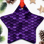 Purple Scales! Star Ornament (Two Sides) Front