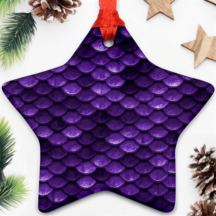 Purple Scales! Star Ornament (Two Sides)