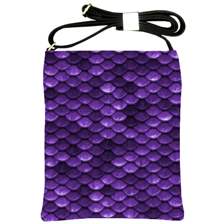 Purple Scales! Shoulder Sling Bag