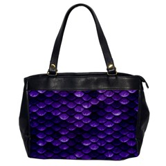 Purple Scales! Oversize Office Handbag by fructosebat