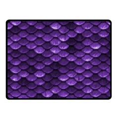 Purple Scales! One Side Fleece Blanket (small) by fructosebat