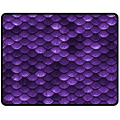 Purple Scales! Fleece Blanket (medium) by fructosebat