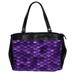 Purple Scales! Oversize Office Handbag (2 Sides) by fructosebat