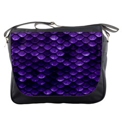 Purple Scales! Messenger Bag by fructosebat