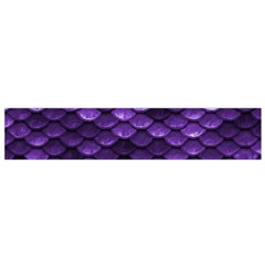 Purple Scales! Small Premium Plush Fleece Scarf by fructosebat