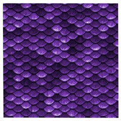 Purple Scales! Wooden Puzzle Square by fructosebat