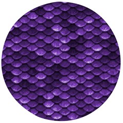 Purple Scales! Wooden Bottle Opener (round) by fructosebat