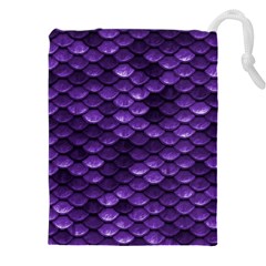 Purple Scales! Drawstring Pouch (4xl) by fructosebat