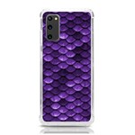 Purple Scales! Samsung Galaxy S20 6.2 Inch TPU UV Case Front