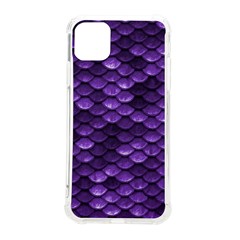 Purple Scales! Iphone 11 Pro Max 6 5 Inch Tpu Uv Print Case by fructosebat