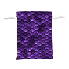 Purple Scales! Lightweight Drawstring Pouch (l) by fructosebat