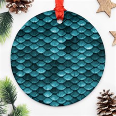 Teal Scales! Ornament (round) by fructosebat