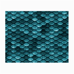 Teal Scales! Small Glasses Cloth (2 Sides) by fructosebat