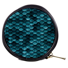 Teal Scales! Mini Makeup Bag by fructosebat