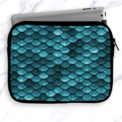 Teal Scales! Apple Ipad 2/3/4 Zipper Cases by fructosebat