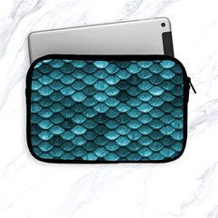 Teal Scales! Apple Ipad Mini Zipper Cases by fructosebat