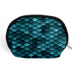 Teal Scales! Accessory Pouch (medium) by fructosebat