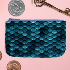 Teal Scales! Large Coin Purse by fructosebat