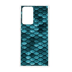 Teal Scales! Samsung Galaxy Note 20 Ultra Tpu Uv Case by fructosebat