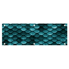 Teal Scales! Banner And Sign 6  X 2  by fructosebat