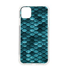 Teal Scales! Iphone 11 Tpu Uv Print Case