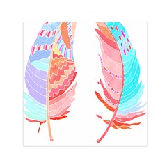 Feathers Design T- Shirtfeathers T- Shirt (2) Square Satin Scarf (30  X 30 ) by maxcute