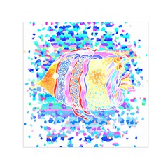 Fishing Lover T- Shirtfish T- Shirt (6) Square Satin Scarf (30  x 30 )