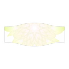 Flower Design T- Shirt Beautiful White And Yellow Artistic Flower T- Shirt Stretchable Headband by maxcute