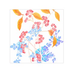 Flowers Pattern T- Shirtflower Pattern Design Drawing T- Shirt Square Satin Scarf (30  X 30 ) by maxcute