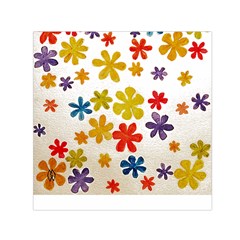 Flowers T- Shirt Flower Power T- Shirt Square Satin Scarf (30  X 30 ) by maxcute