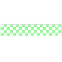 Green Checker T- Shirt Green Checker T- Shirt Large Premium Plush Fleece Scarf  by maxcute