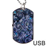 Dweeb Design Dog Tag USB Flash (Two Sides) Back