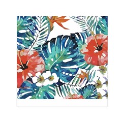 Hawaii T- Shirt Hawaii Christmas Flower Fashion T- Shirt Square Satin Scarf (30  X 30 ) by maxcute