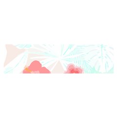 Hawaii T- Shirt Hawaii Efflorescence Pattern T- Shirt Oblong Satin Scarf (16  X 60 ) by maxcute